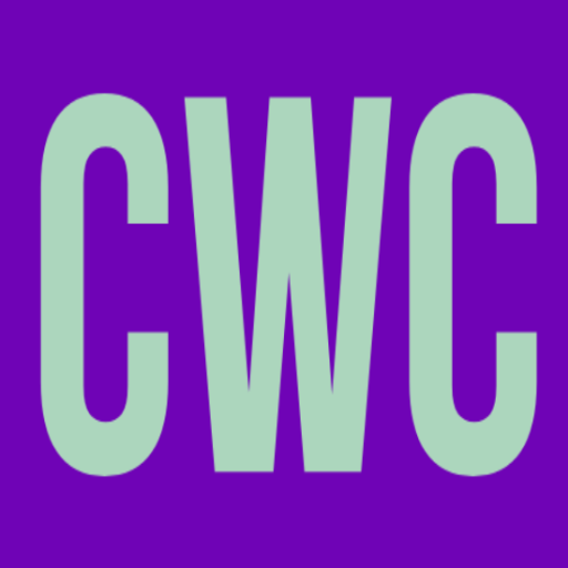 green text on purple background that says csc