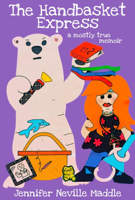 book cover image of The Handbasket Express by Jennifer Maddle